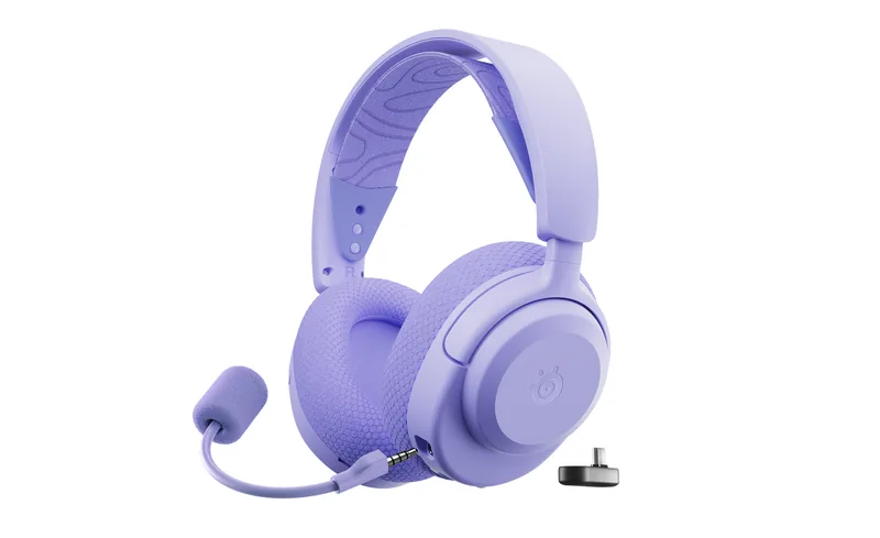 SteelSeries Arctis Nova 3P Wireless in Lavender (image courtesy of the manufacturer)